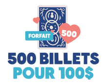 Charger l'image dans la galerie, 500 pour 100 $
